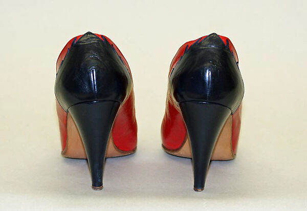 Pumps, Maud Frizon (French, born 1942), leather, French