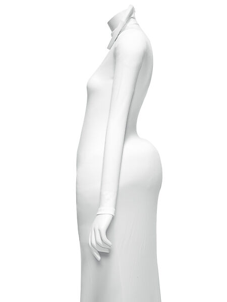 Dress, Georgina Godley (British, 1985–1999), (a) viscose, elastane, polyester, cotton, polyamide; (b) cotton, Lycra, plastic (polyurethane foam), polyester, elastane, British