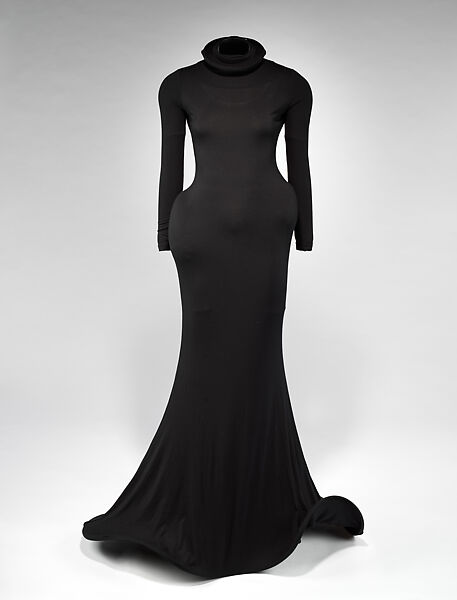 Dress, Georgina Godley (British, 1985–1999), (a) viscose, elastane, polyester, cotton, polyamide; (b) cotton, Lycra, plastic (polyurethane foam), polyester, elastane, British 