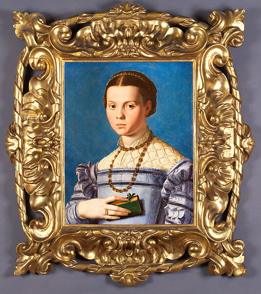 Portrait of a Girl (Isabella de Reinosa?), Bronzino (Agnolo di Cosimo di Mariano) (Italian, Monticelli 1503–1572 Florence), Oil on panel 