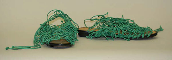 Sandals, cotton, French 