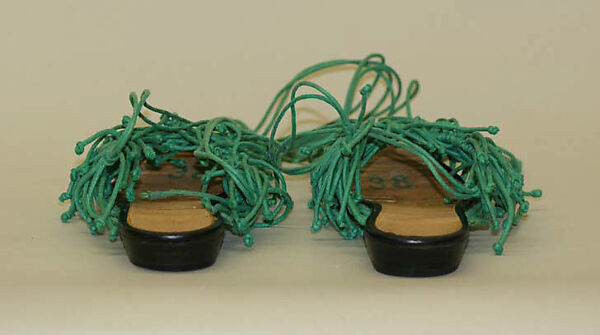 Sandals, cotton, French