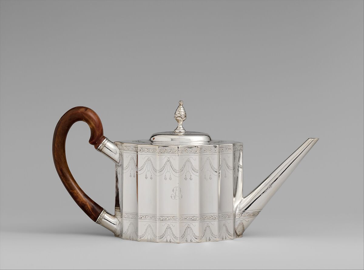 Teapot, Paul Revere Jr. (American, Boston, Massachusetts 1734–1818 Boston, Massachusetts), Silver, American 