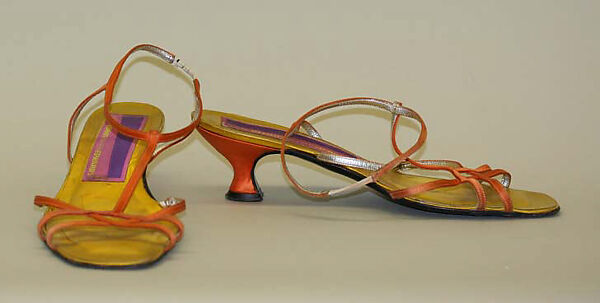 Ensemble, (a, b) Todd Oldham (American, born 1961), (a) silk; (b) cotton; (c, d) silk, American