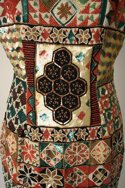 Evening dress, Todd Oldham (American, born 1961), silk, plastic, American