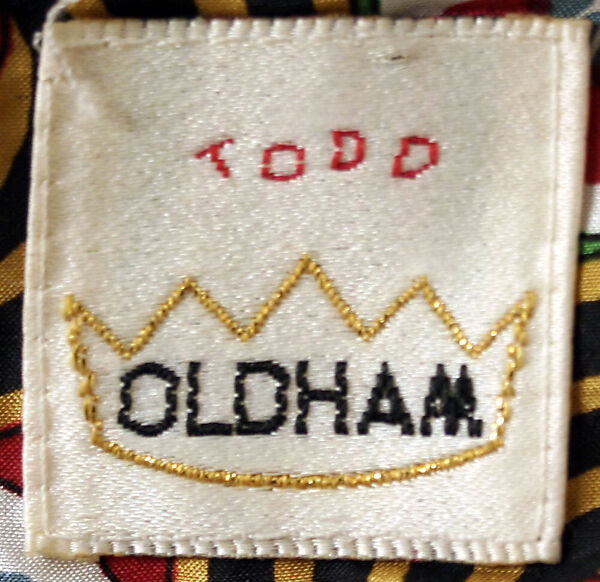 Ensemble, Todd Oldham (American, born 1961), (a) rayon, silk, plastic; (b) silk, leather, American