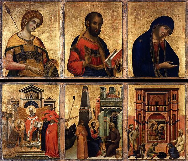 Virgin and Child Enthroned, Bohemian Painter (active Prague, 1340s), Oil(?) and gold on wood