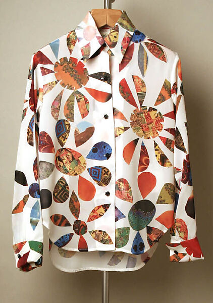 Ensemble, Todd Oldham (American, born 1961), (a, c) polyester, lycra; (b) synthetic fiber, American