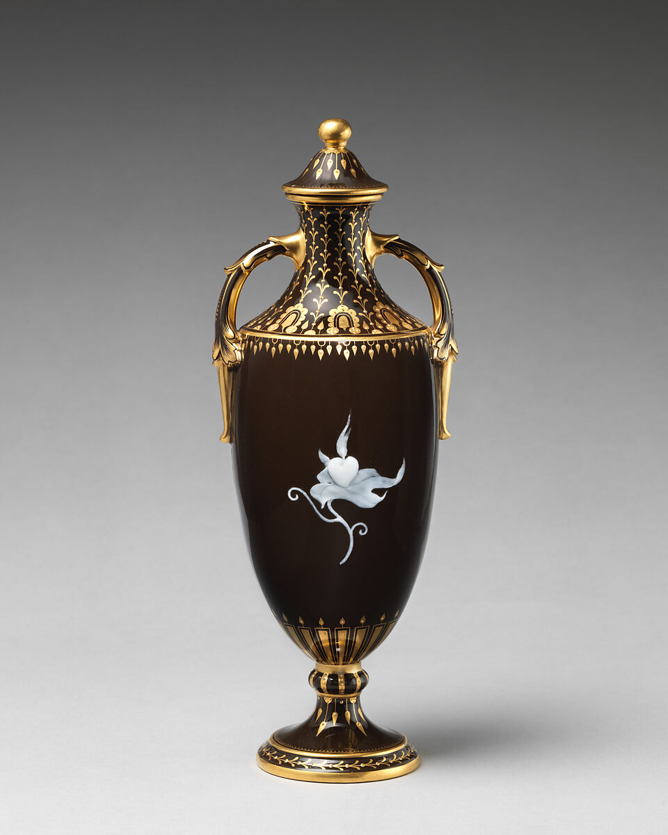 The Half and The Whole (one of a pair), Minton(s) (British, Stoke-on-Trent, 1793–present), Bone china with pâte-sur-pâte decoration and gilding, British, Stoke-on-Trent, Staffordshire