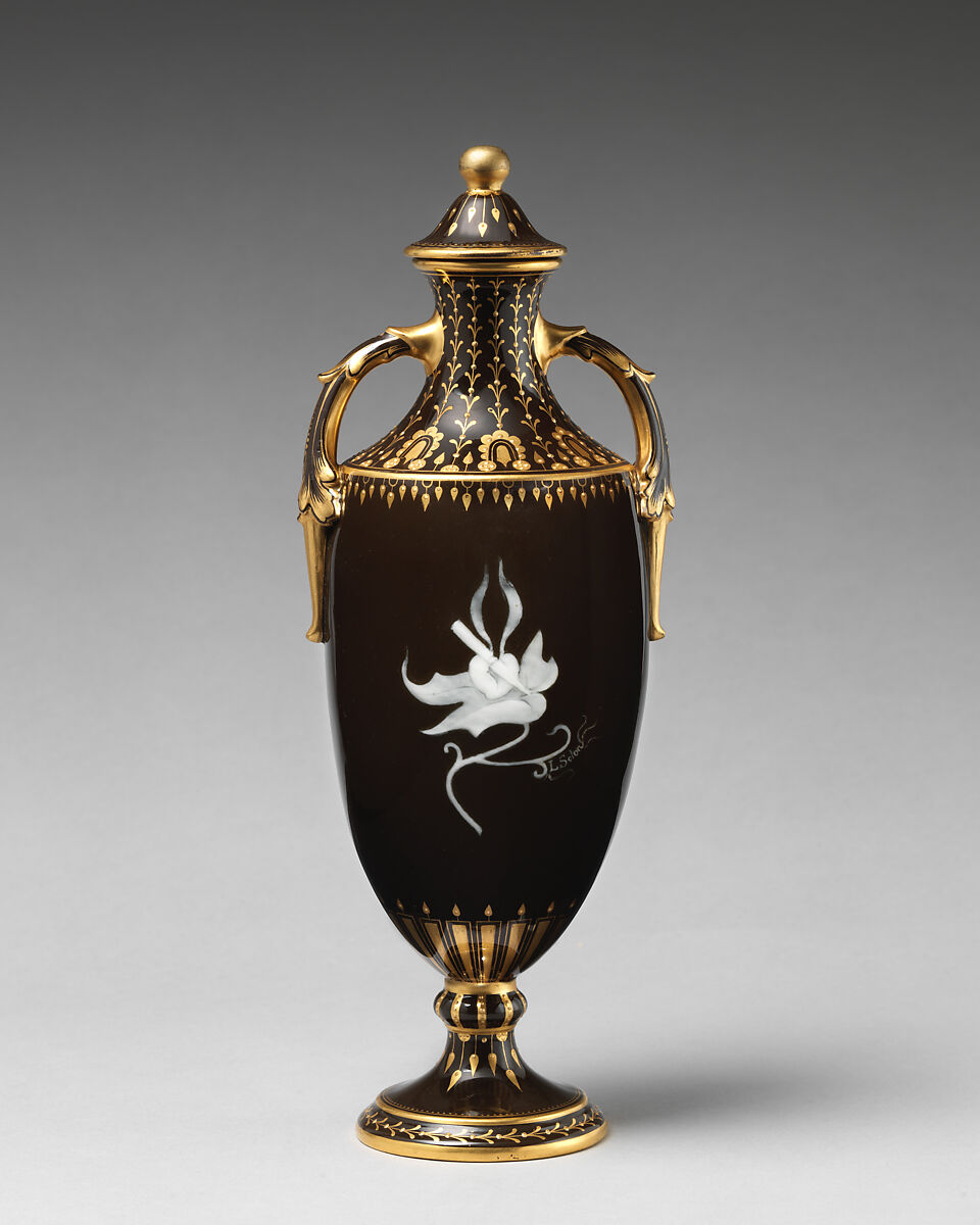 The Half and The Whole (one of a pair), Minton(s) (British, Stoke-on-Trent, 1793–present), Bone china with pâte-sur-pâte decoration and gilding, British, Stoke-on-Trent, Staffordshire