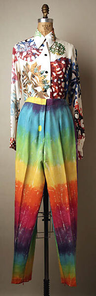 Ensemble, Todd Oldham (American, born 1961), (a) silk; (b) synthetic; (c) silk, American