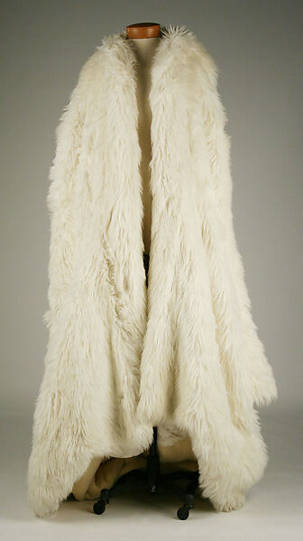 Faux fur hot sale evening coat