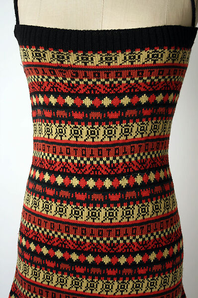 Ensemble, Todd Oldham (American, born 1961), (a) wool; (b, c) silk, leather, American