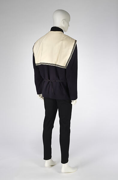 Ensemble, Walter Van Beirendonck (Belgian, born 1957), (a) wool, (b) wool, (c) wool, leather, Belgian