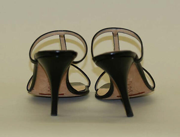 Ensemble, Todd Oldham (American, born 1961), (a) silk, plastic; (b, c) leather, American