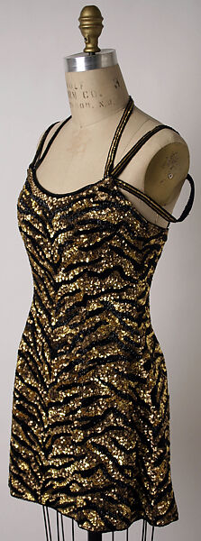 Ensemble, Todd Oldham (American, born 1961), (a) silk, plastic; (b, c) leather, American