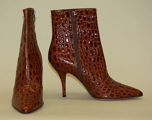 Ensemble, Todd Oldham (American, born 1961), (a) silk; (b, c) leather, American