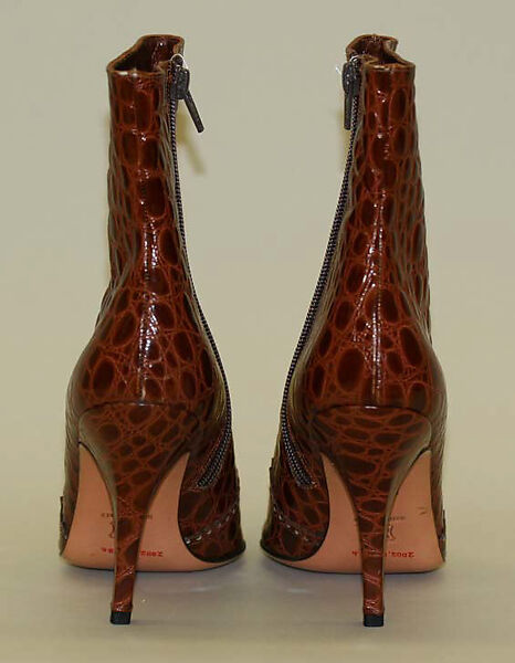 Ensemble, Todd Oldham (American, born 1961), (a) silk; (b, c) leather, American