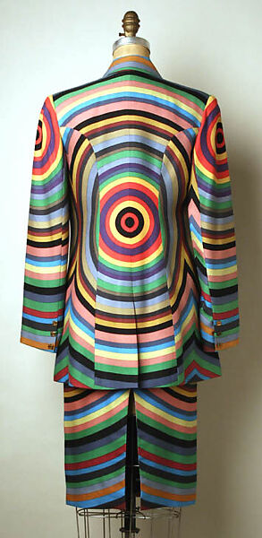 Ensemble, Todd Oldham (American, born 1961), (a, b) silk; (c, d) silk, leather, American