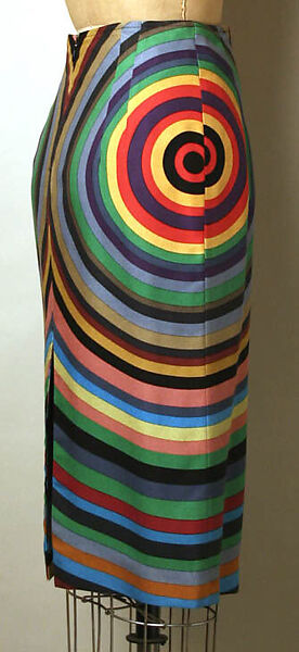 Ensemble, Todd Oldham (American, born 1961), (a, b) silk; (c, d) silk, leather, American