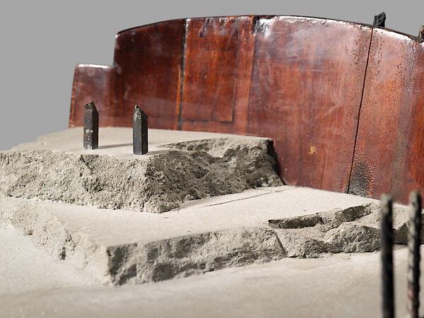 Untitled, Doris Salcedo (Colombian, born Bogotá, 1958), Wood, concrete and steel