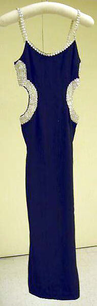 Ensemble, Todd Oldham (American, born 1961), (a) silk, rhinestone; (b, c) silk, American