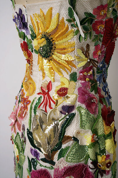 Ensemble, Todd Oldham (American, born 1961), (a) silk, linen, plastic; (b, c) leather, synthetic, American