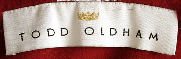 Ensemble, Todd Oldham (American, born 1961), (a) wool, synthetic; (b) wool; (c) silk; (d) rayon; (e, f) leather, American