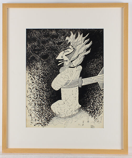 Mexico Drawing, Vivan Sundaram (Indian, Shimla 1943–2023 New Delhi), Ink on paper 