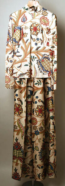 Ensemble, Todd Oldham (American, born 1961), (a) rayon; (b) wool blend; (c) silk; (d, e) silk, plastic, American