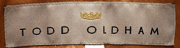 Ensemble, Todd Oldham (American, born 1961), (a) rayon; (b) wool blend; (c) silk; (d, e) silk, plastic, American