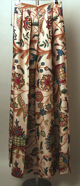 Ensemble, Todd Oldham (American, born 1961), (a) rayon; (b) wool blend; (c) silk; (d, e) silk, plastic, American