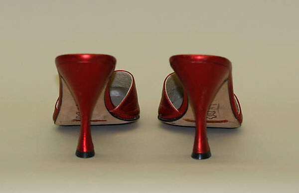 Ensemble, Todd Oldham (American, born 1961), (a) silk, plastic; (b, c) leather, American