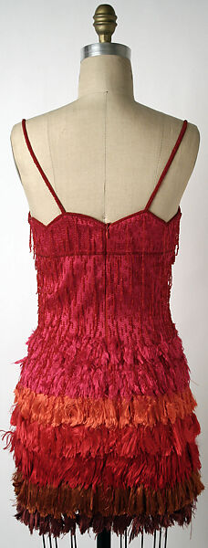 Ensemble, Todd Oldham (American, born 1961), (a) silk, plastic; (b, c) leather, American