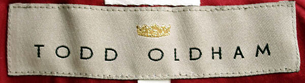 Ensemble, Todd Oldham (American, born 1961), (a) silk; (b) silk, plastic; (c) synthetic, American