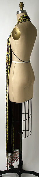 Ensemble, Todd Oldham (American, born 1961), (a) silk; (b) silk, plastic; (c) synthetic, American