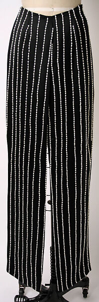 Evening ensemble, Todd Oldham (American, born 1961), (a, b) silk, fresh water pearls, American