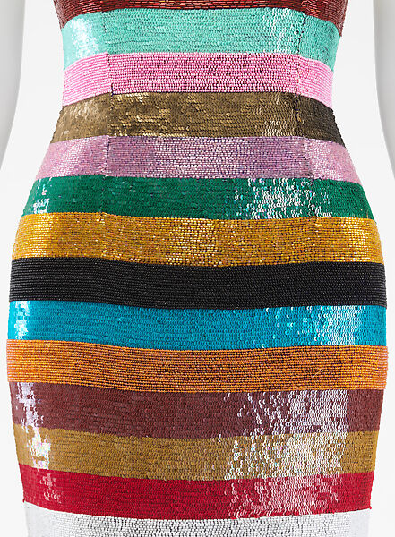 Evening dress, Todd Oldham (American, born 1961), synthetic, plastic, American