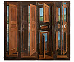 Armoire surréaliste (Surrealist Wardrobe), Marcel Jean  French, Oil on wood panel