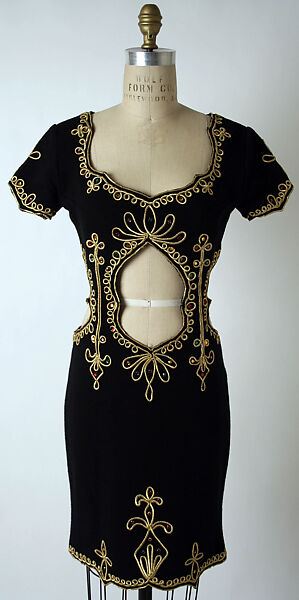 Dress, Todd Oldham (American, born 1961), wool, American