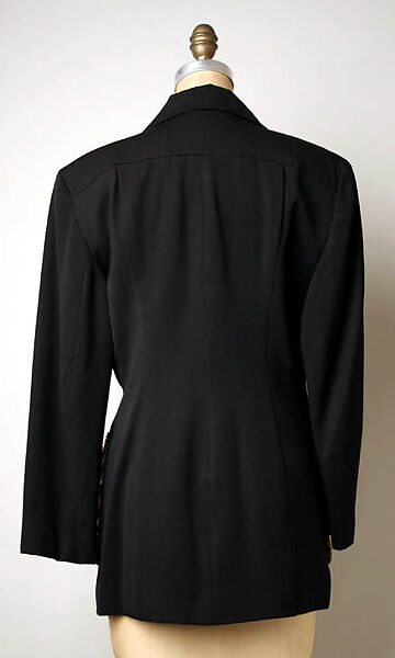 Jacket, Todd Oldham (American, born 1961), wool, silk, American