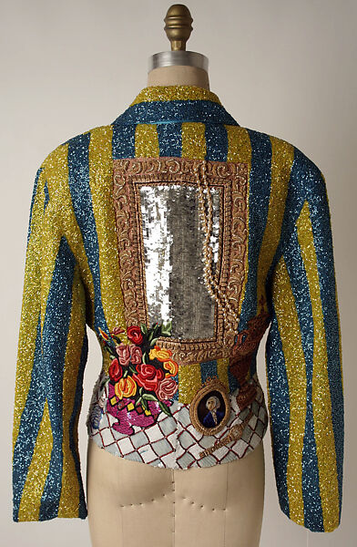 Jacket, Todd Oldham (American, born 1961), silk, plastic, American