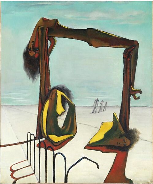 Untitled, Ramses Younan (Egyptian, Minya 1913–1966 Cairo), Oil on canvas 