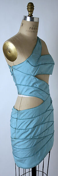 Dress, Todd Oldham (American, born 1961), linen, silk, American