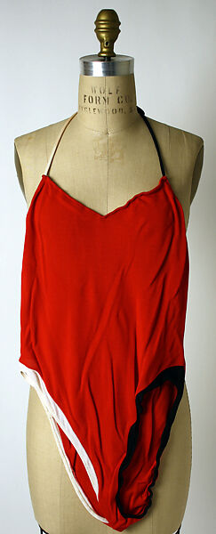 Dress, Gianni Versace (Italian, founded 1978), silk, cotton, polyester, jersey, leather, plastic, Italian