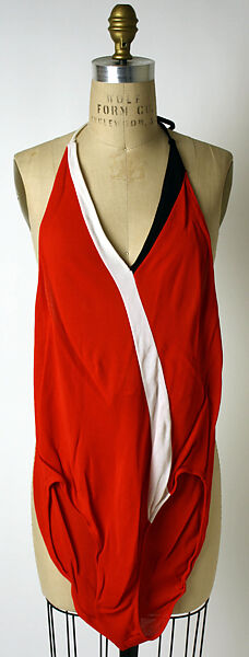 Ensemble, Gianni Versace (Italian, founded 1978), silk, cotton, polyester, jersey, leather, Italian