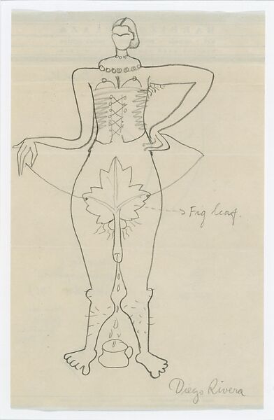 Exquisite corpse (Frida), Frida Kahlo (Mexican, Coyoacán, Mexico City 1907–1954 Coyoacán, Mexico City), Pencil on paper 