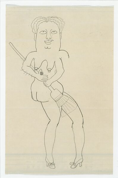 Exquisite corpse (Diego), Frida Kahlo  Mexican, Pencil on paper