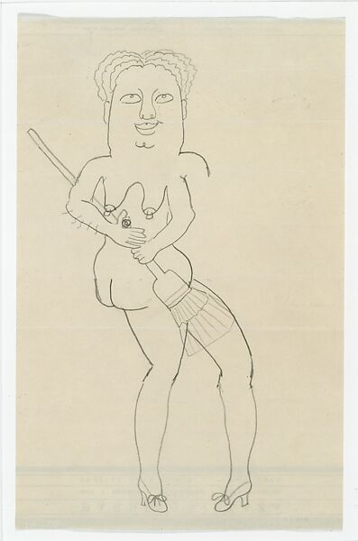 Exquisite corpse (Diego), Frida Kahlo (Mexican, Coyoacán, Mexico City 1907–1954 Coyoacán, Mexico City), Pencil on paper 