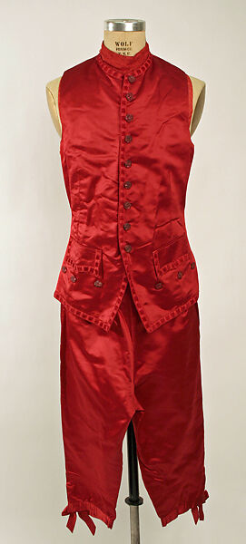 Fancy dress costume, Brooks Costume Company (American), (a) acetate, rayon, nylon
(b,c) silk
(d) rayon
(e, f) cotton
(i) rayon
(j) plastic, American